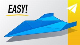 FLIES 150+ Feet!!! How to Make an Easy Jet Paper Airplane that Flies REALLY Far — Starshot