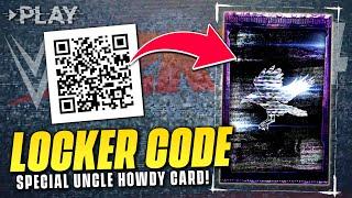 UNCLE HOWDY WWE 2K24 LOCKER CODE! Special MyFaction Cards from QR Code...