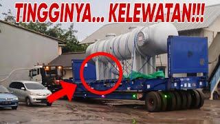 TRUK KHUSUS : DOLLY TRAILER 10 METER‼️ KE CILEGON MUATAN SEGINI TIDAK BISA LEWAT⁉️