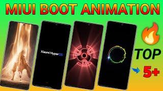 Top 5+ Unique Miui Boot Animation  Theme | Boot Animation For Miui 14,13 & 12 |  Without Root
