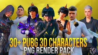 30+ Pubg 3D Character Png Pack Free Download | Pubg 3D Character Png Pack HD For Thumbnails