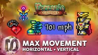 Fastest Movement Speed in Terraria 1.4 Journey's End (No Portals) - Max Movement Speed in Terraria