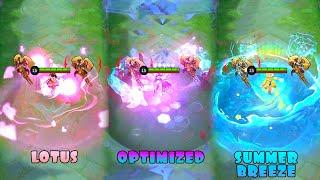 Guinevere Optimized Psion of Tomorrow Skin VS Summer Breeze Skin VS Lotus Starlight Skin MLBB