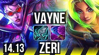 VAYNE & Yuumi vs ZERI & Lulu (ADC) | 10/2/3, 600+ games, Dominating | VN Master | 14.13