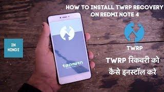 Redmi Note 4 : Install Official TWRP Custom Recovery on Redmi Note 4 - Best Method (English Subs)