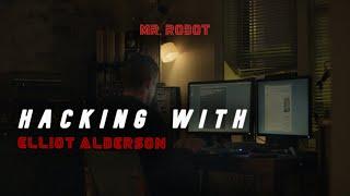 Hacking with Elliot Alderson ‍⌨️ Mr. Robot ️ |  Typing, soundtrack