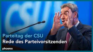 Rede Markus Söder auf dem CSU-Parteitag am 23.09.23