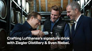 Crafting Lufthansa's signature drink. | Lufthansa