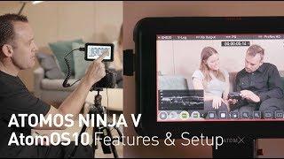 Atomos Ninja V new AtomOS 10 features, setup and HDR run through with CEO Jeromy Young