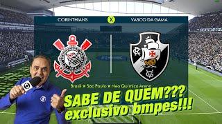 PREVIA PATCH BMPES 12.0 PES 2021 - CORINTHIANS X VASCO (NOVA NARRAÇÃO LUÍS ROBERTO 2024)