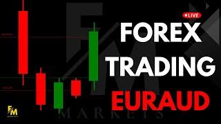 Live Forex Trading EURAUD | 28.06.2024 | SL to BE | FM Markets