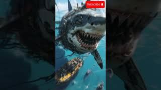  ROBOT PAUS MEGALODON DI LAUTAN #animals #amazinganimals #shark #hiu #megalodon #paus #robot