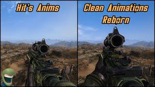 Fallout: New Vegas - Hit's Anims vs Clean Animations Reborn Comparison