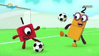 Balok Angka - 11 Bermain Bola | Numberblocks Bahasa Indonesia