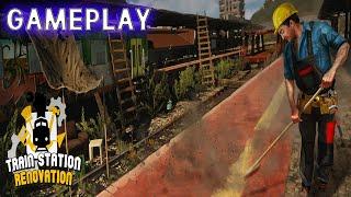 Train Station Renovation First Look Gameplay PC Steam 4K