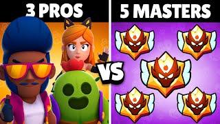 Can 3 Pro Players Beat 5 Masters Players?