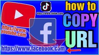 how to copy URL or Link and web of (youtube & facebook) / paano makuha Ang URL ng social media app