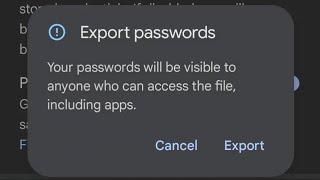 How to find & export the passwords saved on your Google account on Android 12 or 13 phones