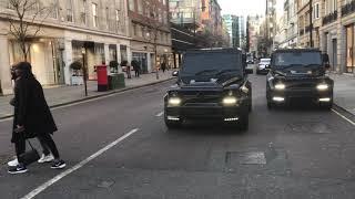 Twin Black Brabus G700 Luxury SUV Exhaust Sound + Acceleration |Supercars Of London| Watch Da Kargo