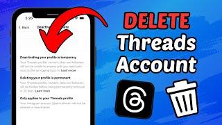 How To Delete Threads Account Without Deleting Instagram (Easy Method)