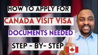 How To Apply For CANADA VISITOR VISA in 2024 | Canada immigration 2024 |  Canada Tourist Visa STEPS