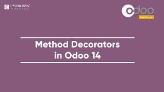 Method Decorators in Odoo 14