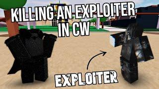 Killing An Exploiter In Combat Warriors