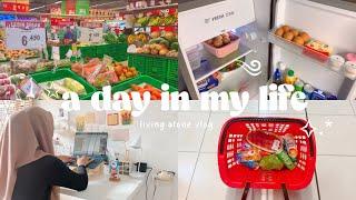 A Day In My Life Anak Kost : Productive Day and Grocery Shopping ୧⋆｡˚ || Devi Vlog