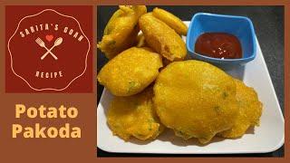 Potato Pakoda | बटाटाची भजी | Batatachi Bhaji | Aloo Pakoda | Sarita’s Goan Recipes |