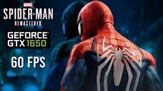 Spiderman Remasterd PC- GTX 1650 (Laptop) Best settings /60 fps