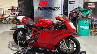 Ducati 999R Gen 2 Factory Service History 2500 Miles Banana Termignoni PX SWAP @dhsuperbikes