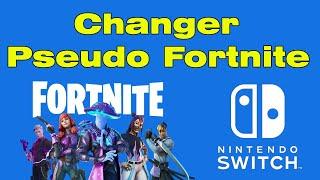 Comment changer son pseudo sur Fortnite Switch