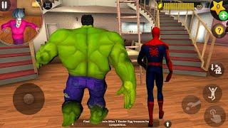 HULK and SPIDERMAN Enter In Miss T House - Scary Teacher 3d New Prank | Funny Android game
