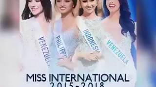 MISS INTERNATIONAL 2015 - 2018