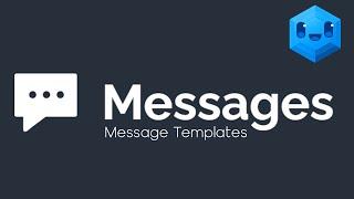 Sapphire Tutorials 4.1 - Messages (Message Templates)