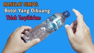 IDE KREATIF TAK TERPIKIRKAN DARI BOTOL AQUA BEKAS YANG DIBUANG