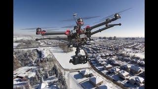 A Beautiful Winter Day / Drone video of Kviberg, Gothenburg City