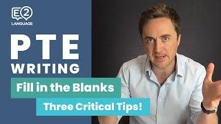 PTE Reading and Writing: Fill in the Blanks | THREE CRITICAL TIPS with Jay!