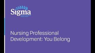 Nursing Professional Development: You Belong