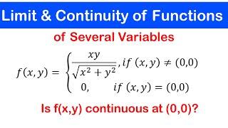 🟡05 - Limit and Continuity of Functions of Two Variables