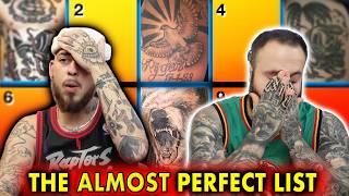 Blindly Rating Subscribers TATTOOS from WORST to BEST!