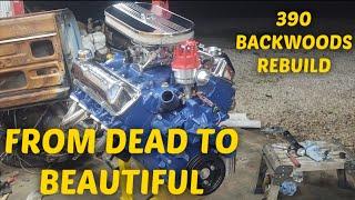 Rebuilding 390 Ford NO MACHINE SHOP - Part 2: Lapping Valves & Final Assembly - Son's First Hot Rod