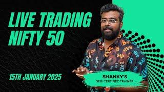 Bank Nifty Live Options Trading: JAN 15th #BankNiftyTradingLive | Learn Trading the Easy Way 2025 .