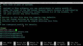 Changing Adding NTP Server to Ubuntu instance and updating timezone details