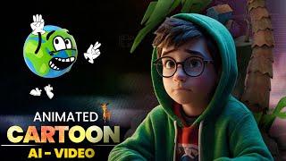 How to Make Animated Cartoon Video Using AI 2024 | Create A Cartoon Video With AI and Make Money 