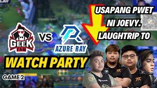 GeekFam vs Azure Ray (GAME 2 HIGHLIGHT) - JAU & ARMEL WATCH PARTY | Games of the Future 2024