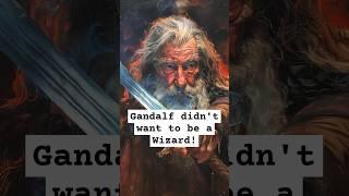 Gandalf Never Wanted to be a Wizard! #gandalf #wizard #tolkien #thesilmarillion #middleearth #lotr