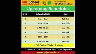 #MS SQL & TSQL #Training from #SQLShool