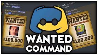 (Discord.py) How To Create Wanted Command with Image Manipulation with Pillow
