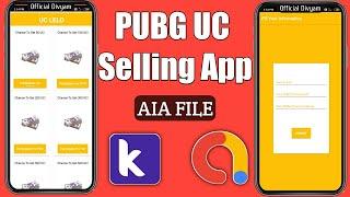 UC Selling App Kaise Bnaye | PUBG UC Selling App In Kodular | Official Divyam